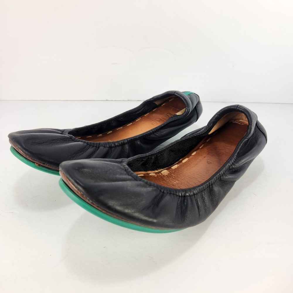 Tieks Women's Casual Comfy Minimalist Slip-On Ballet Flat Shoes Black Size 9